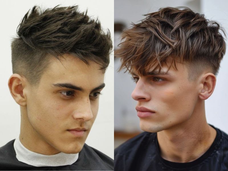 Kiểu tóc textured Undercut
